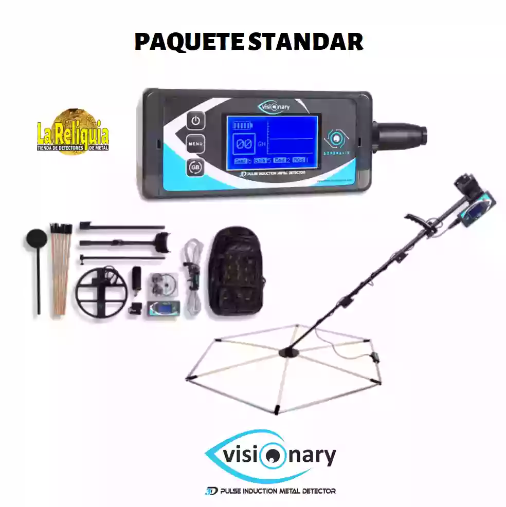 el mejor detector de metales para oro adrenalin visionary 3d tecnologia GBS INDUCCION DE PULSOS