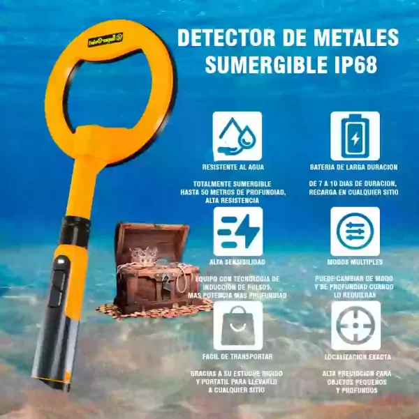 detector de metales de induccion de pulsos sumergible y profundo tienda detetores de metal la reliquia acolman centro estado de mexico cdmx