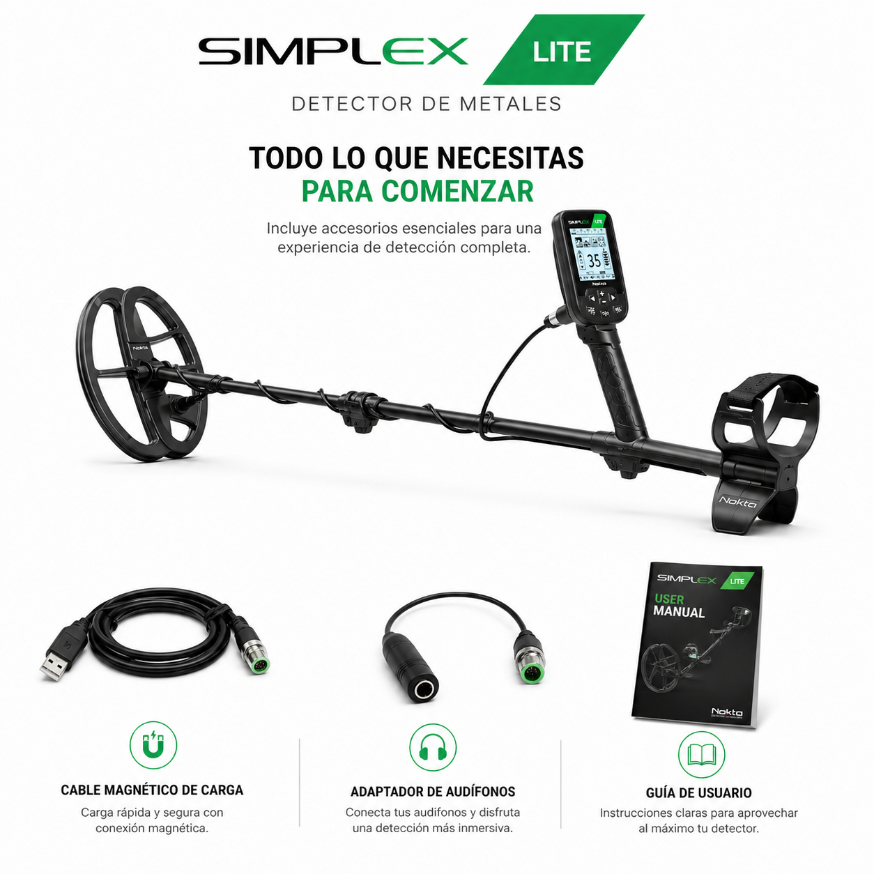 DETECTOR DE METALES NOKTA SIMPLEX LITE - Imagen 4