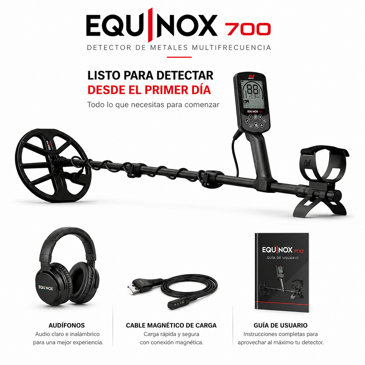 DETECTOR DE METALES MINELAB EQUINOX 700 - Imagen 4