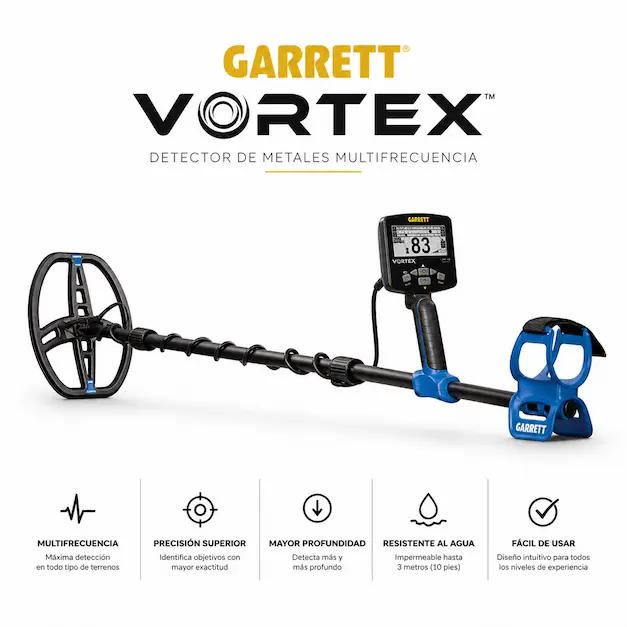 DETECTOR DE METALES GARRETT VORTEX VX9
