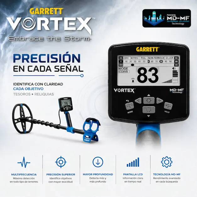 DETECTOR DE METALES GARRETT VORTEX VX9 - Imagen 3