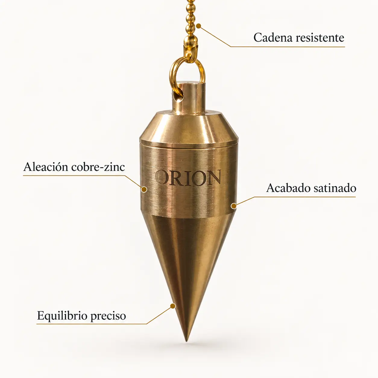 PÉNDULO ORION ALLOY COPPER PROFESIONAL CON CÁMARA DE TESTIGO - Imagen 2